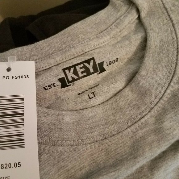 Key Apparel Men's Big-Tall Short Sleeve Heavyweigh - Picture 2 of 4